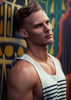 Muscular Male Model
