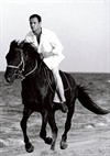 Male Model Riding Horse