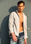 Dark Haired Male Model Chris