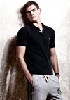 Young Male Model In Black Top