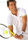 Man Playing Tennis